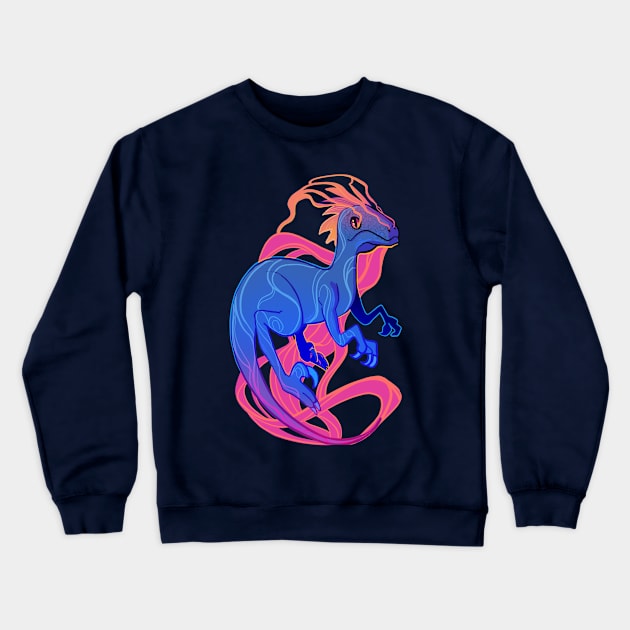Velociraptor Reanimated Crewneck Sweatshirt by AshenShop